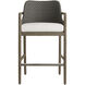 Chilton 43.5 inch Pearl and Dark Gray Wash and Kona Outdoor Bar Stool