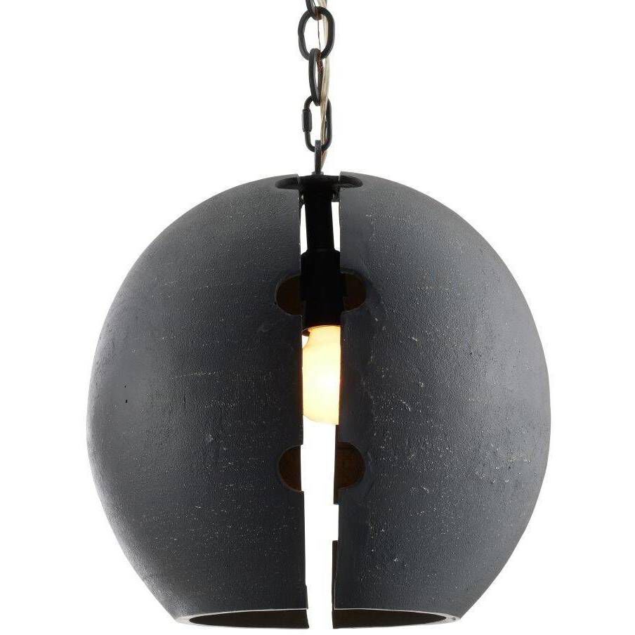 Hartland 1 Light 16 inch Matte Charcoal Pendant Ceiling Light