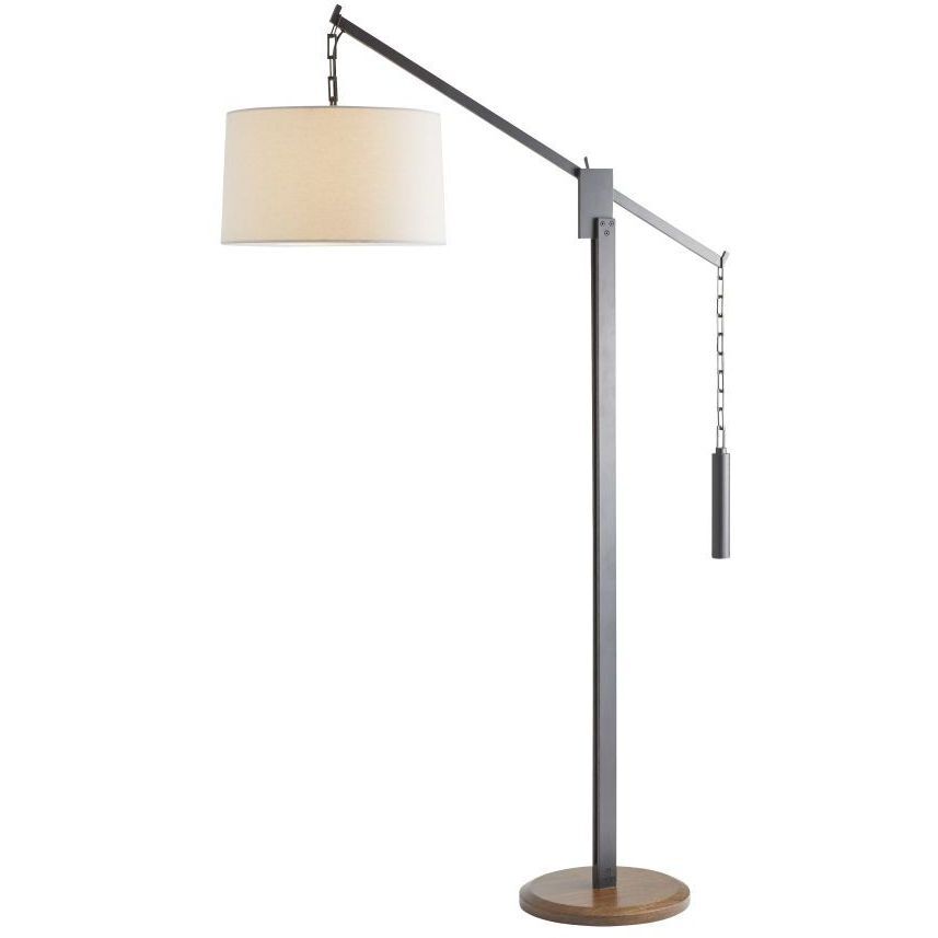 Counterweight 69 inch Aged Bronze Floor Lamp Portable Light
