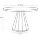 Seren 47.5 inch Dark Ash Entry Table