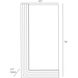 Roxy Ebony Floor Mirror