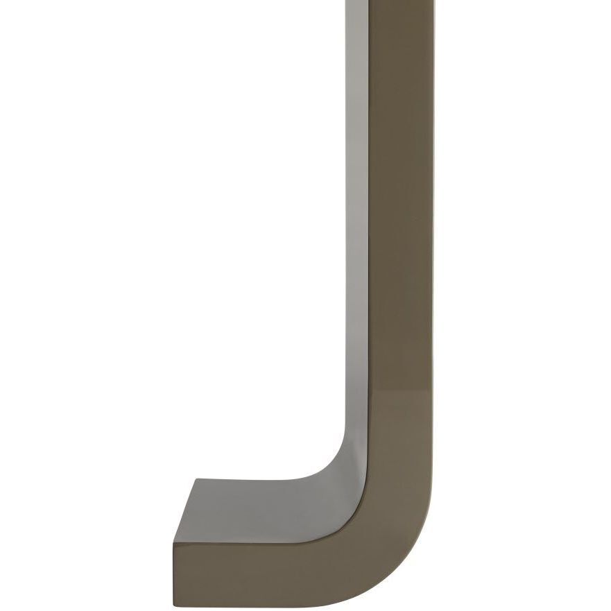 Turnley Gray Lacquer Console Table