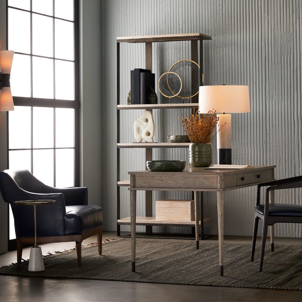 Herrick 81 X 36 inch Blackened Iron Etagere