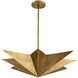 Rex 8 Light 36 inch Antique Brass Pendant Ceiling Light, Large