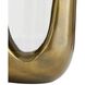 Sonia Antique Brass Vases, Set of 2