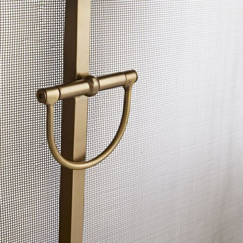 Brooklyn 48 inch Antique Brass Fire Screen