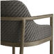 Chilton 37.5 inch Pearl and Dark Gray Wash and Kona Outdoor Counter Stool