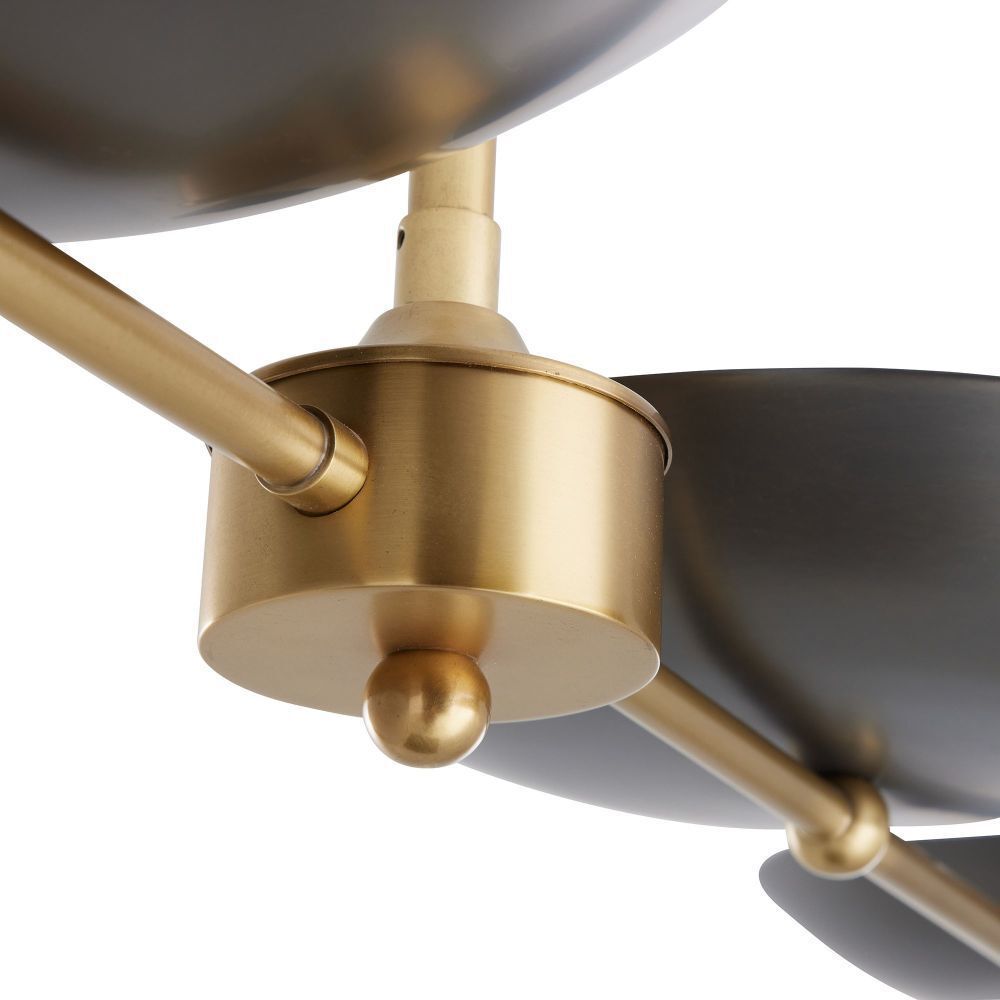 Griffith 55 X 10 inch Bronze Linear Chandelier Ceiling Light