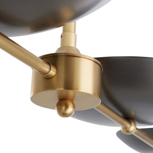 Griffith 55 X 10 inch Bronze Linear Chandelier Ceiling Light