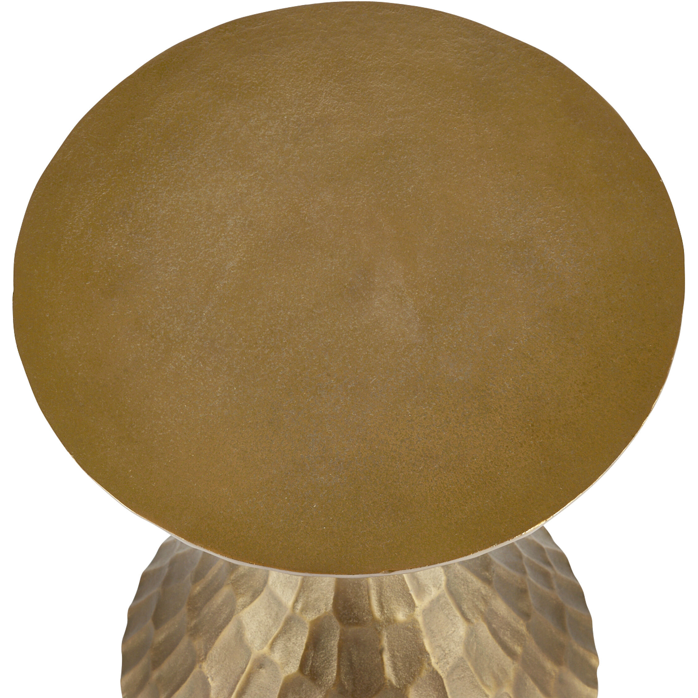 Castanza 13.5 inch Antique Brass Accent Table