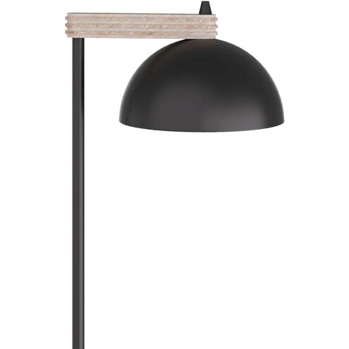 Thea 56 inch 60.00 watt Blackened Iron Floor Lamp Portable Light