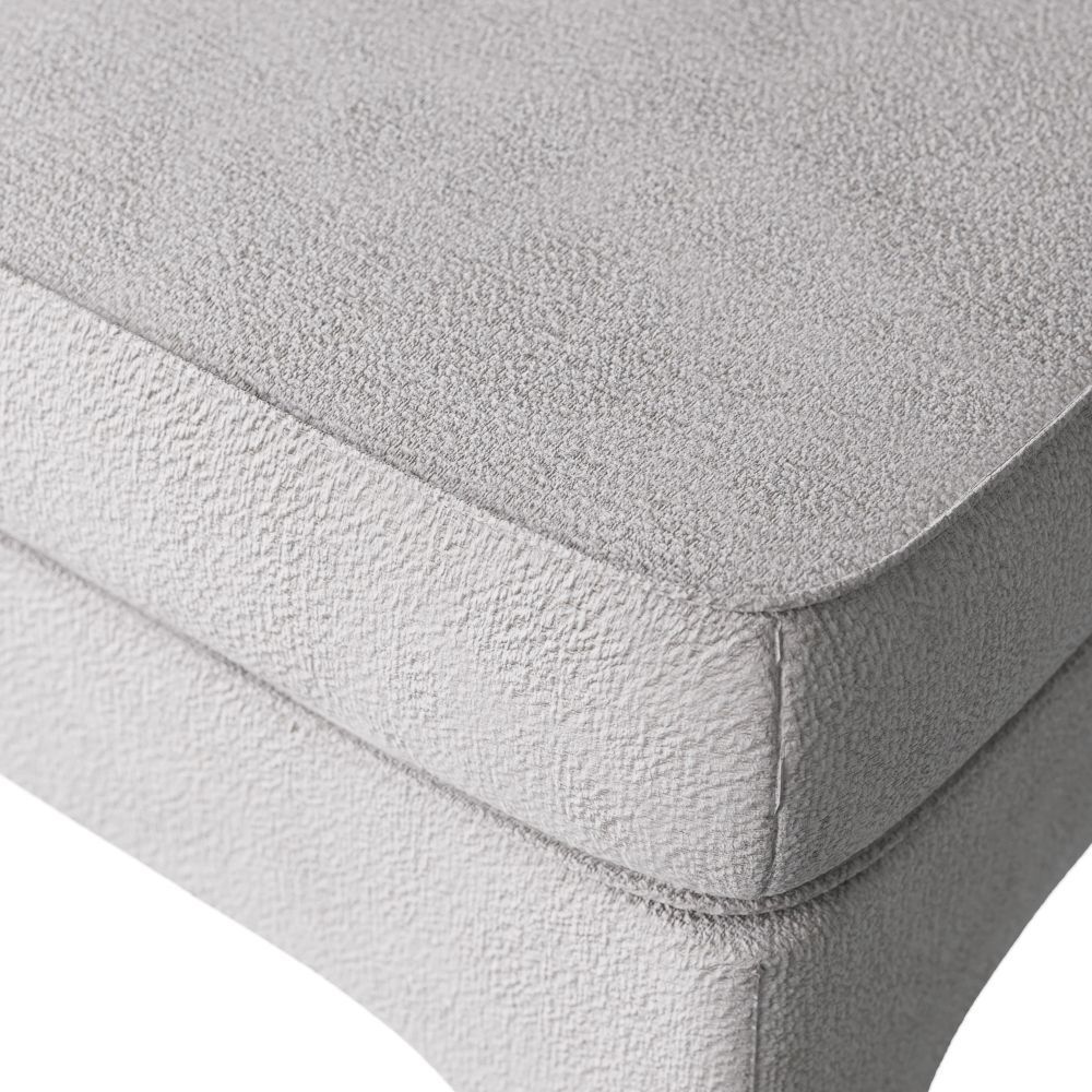 Ava 18 inch Stone Ottoman