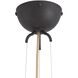 Chene 1 Light 12 inch Bronze Pendant Ceiling Light