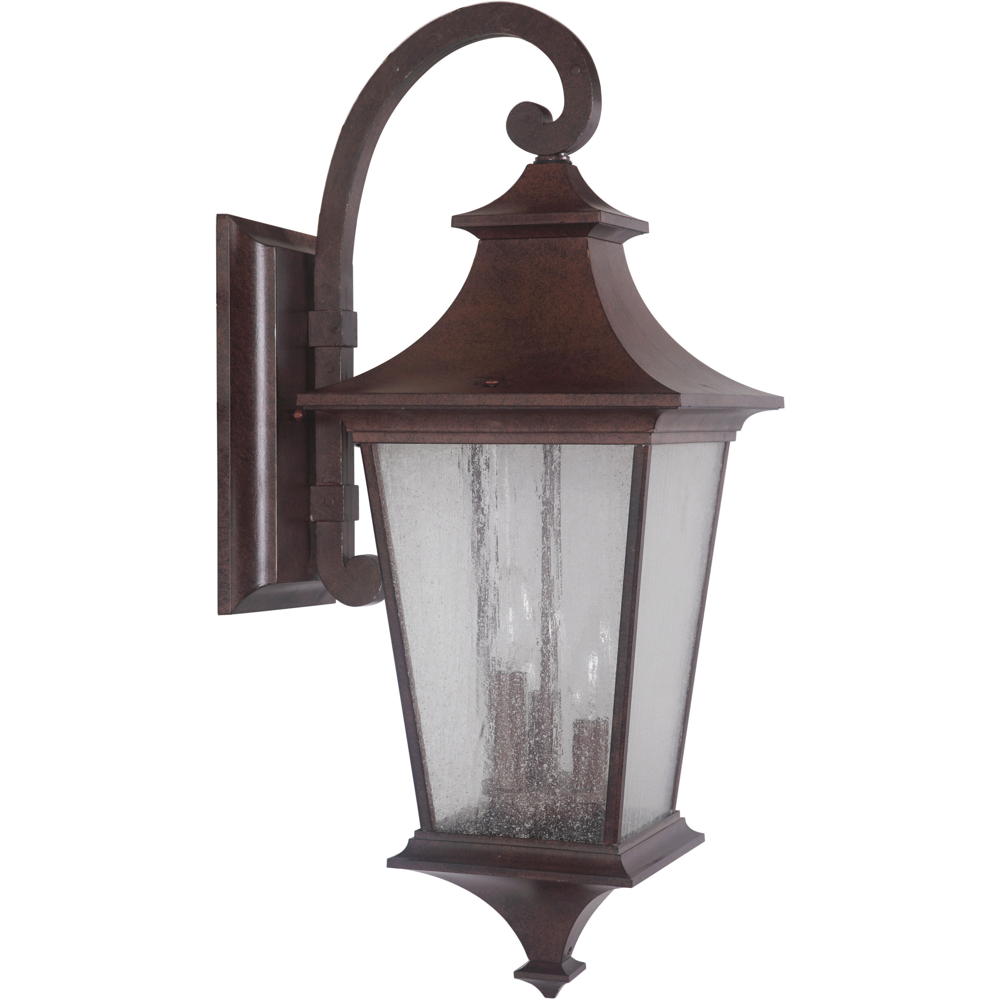 Argent II 3 Light 10.00 inch Outdoor Wall Light