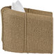 Julien Pearl and Tan Outdoor Lounge Chair