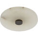 Moers 1 Light 12 inch White and English Bronze Flush Mount Ceiling Light