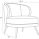 Kitts 34 inch Mineral Grey Chair