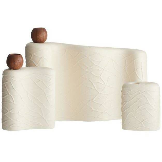 Hesner 10 X 4 inch Candleholders, Set of 3