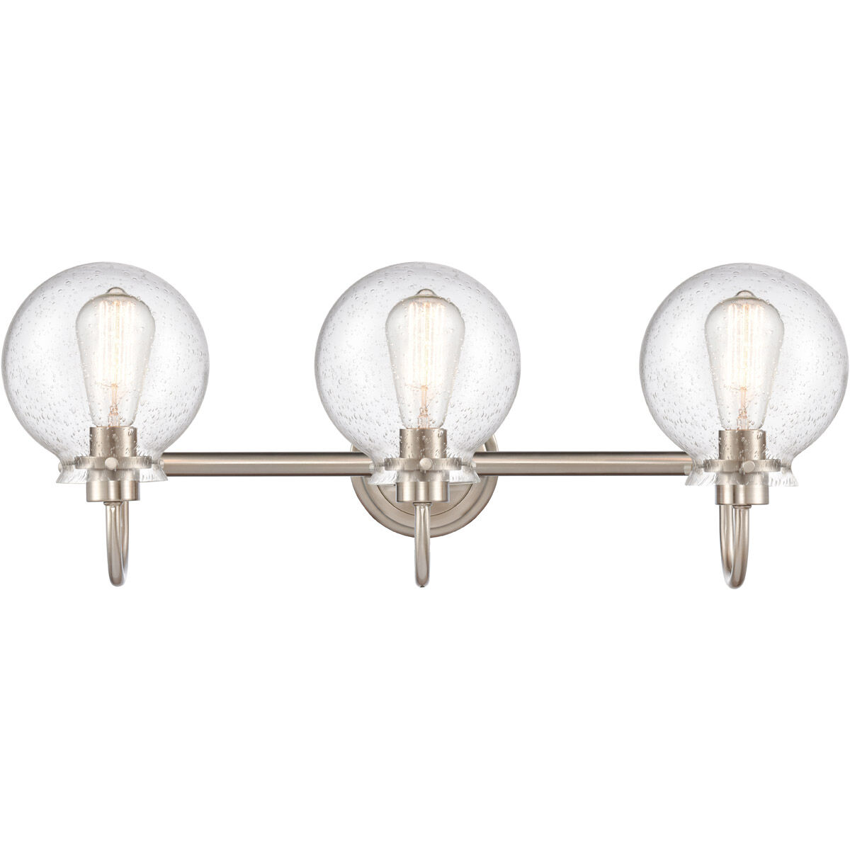 Olivia LED 27.38 inch Satin Nickel Bath Vanity Light Wall Light