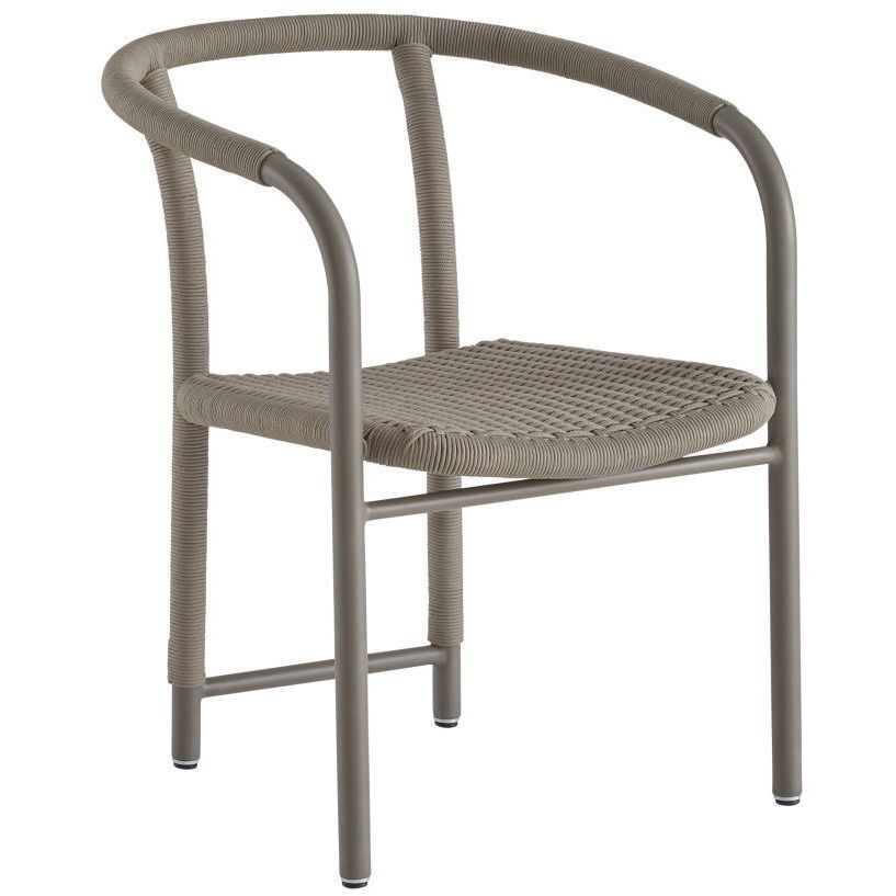 Feller Fossil and Gray Outdoor Dining Chair