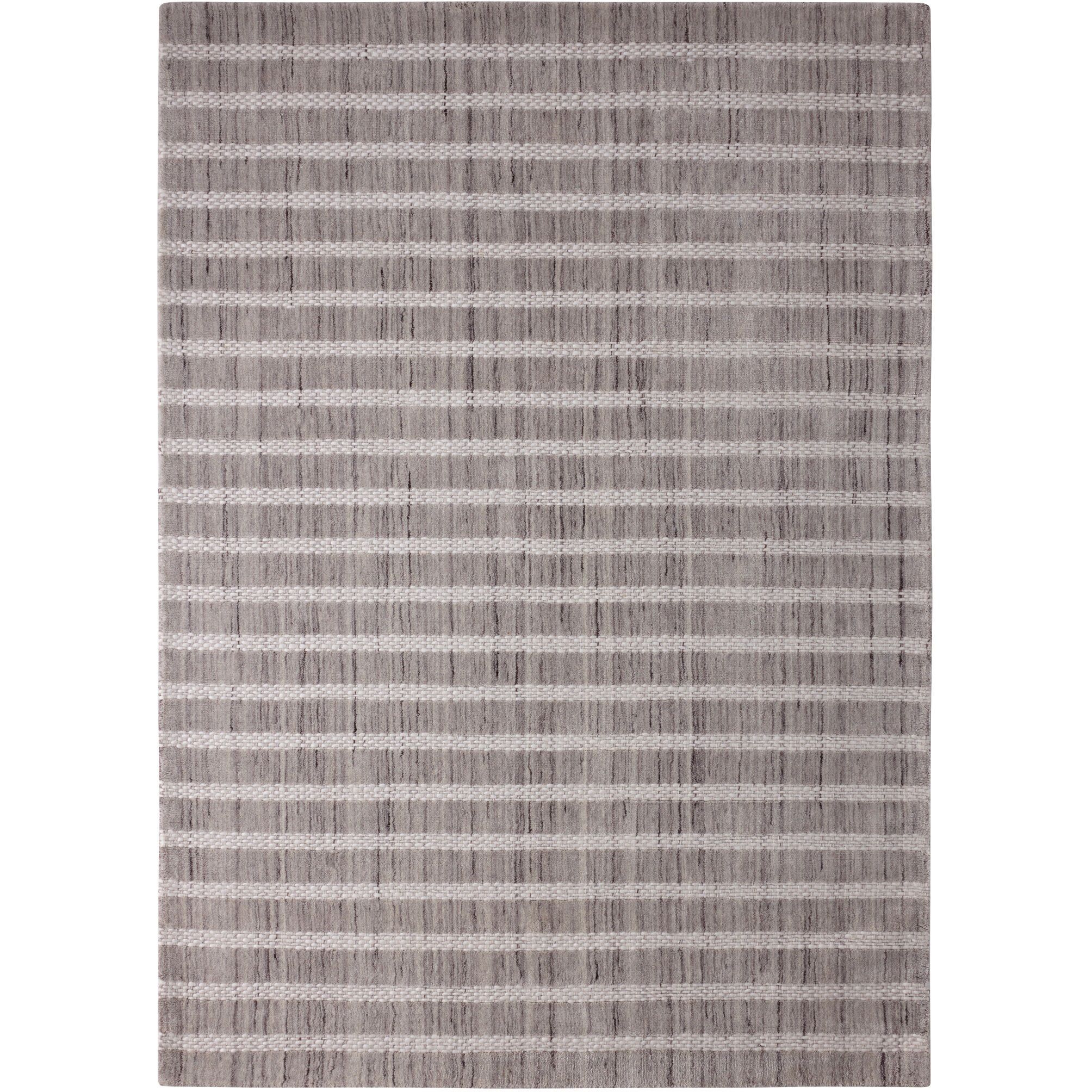 Laid Back Luxe Brown and Ivory Indoor Rug
