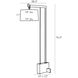 Piloti Faux Marble Floor Lamp Portable Light
