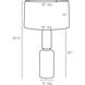 Anapolis 30.5 inch Table Lamp Portable Light