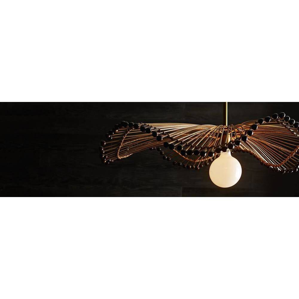 Waverly 1 Light 35 inch Natural Pendant Ceiling Light