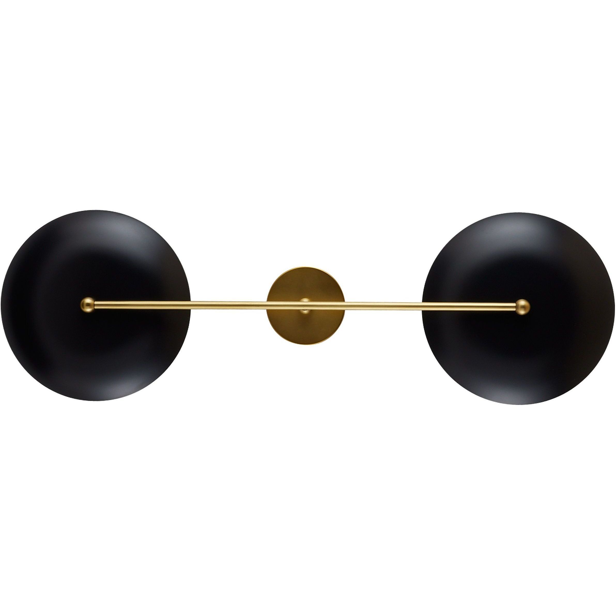 Griffith 2 Light 12 inch Antique Brass Sconce Wall Light