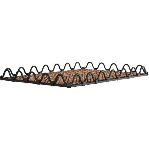 Mar 21.5 X 2 inch Black & Natural Tray