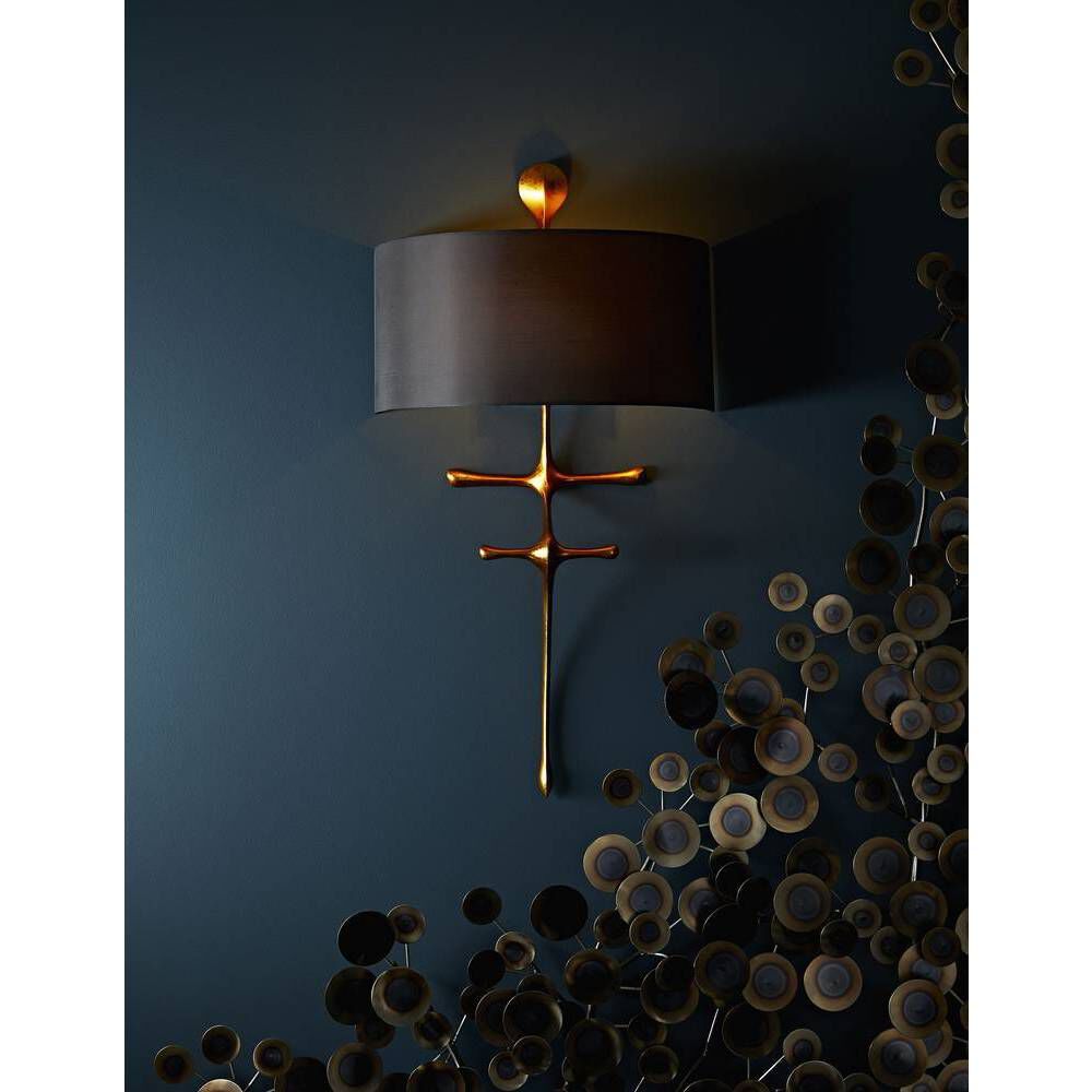 Gilbert 1 Light 14.5 inch Gold Leaf Wall Sconce Wall Light