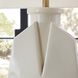 Cera 150.00 watt Ivory Crackle Table Lamp Portable Light