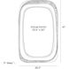 Fitzhugh 41 X 26.5 inch Bronze Mirror