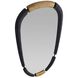 Hitchcock 37.5 X 26.5 inch Ebony and Antique Bras Mirror
