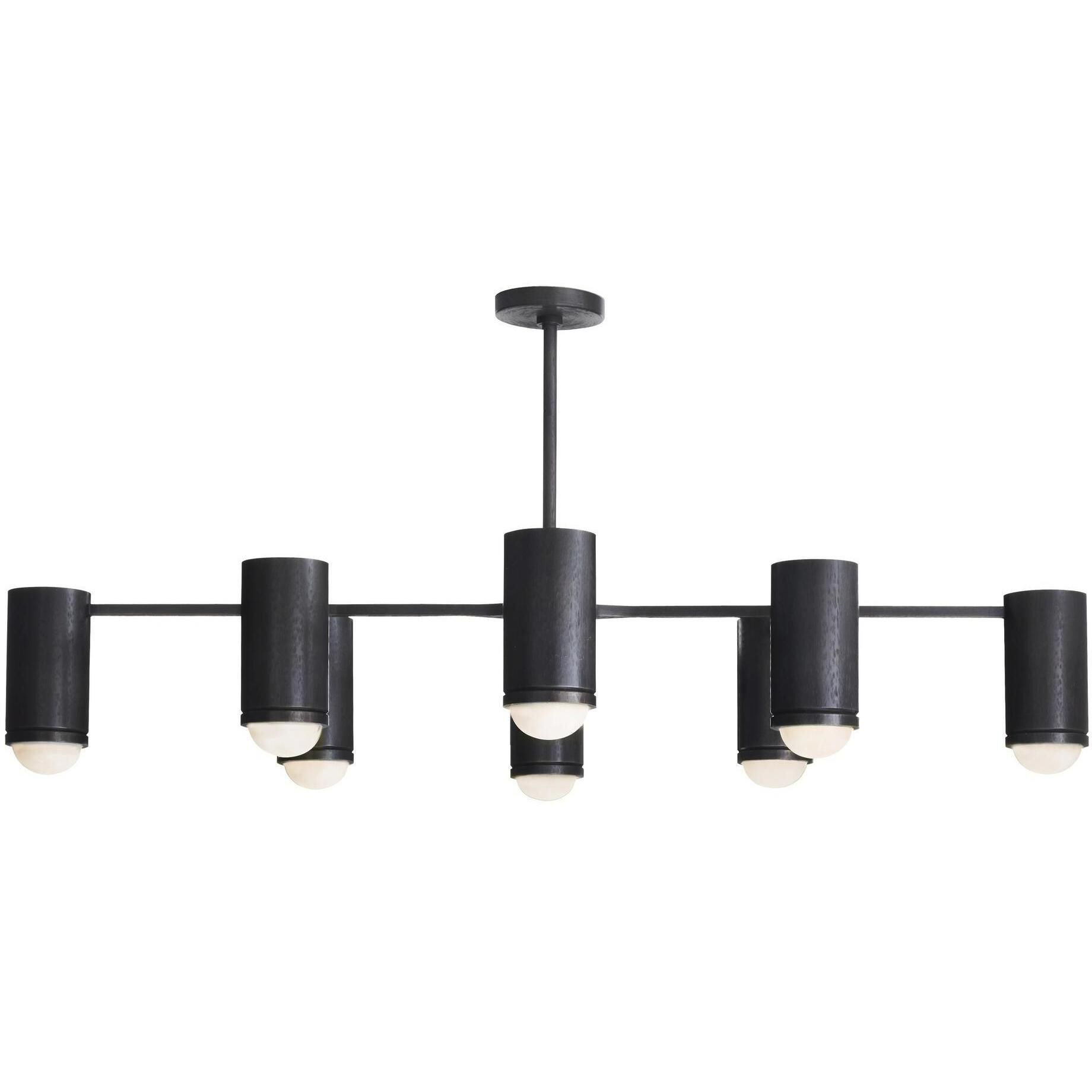 Loryn 8 Light 46 inch English Bronze Semi Flush Mount Ceiling Light