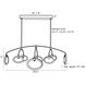 Rosabel 8 Light 56 inch Antique Brass Chandelier Ceiling Light