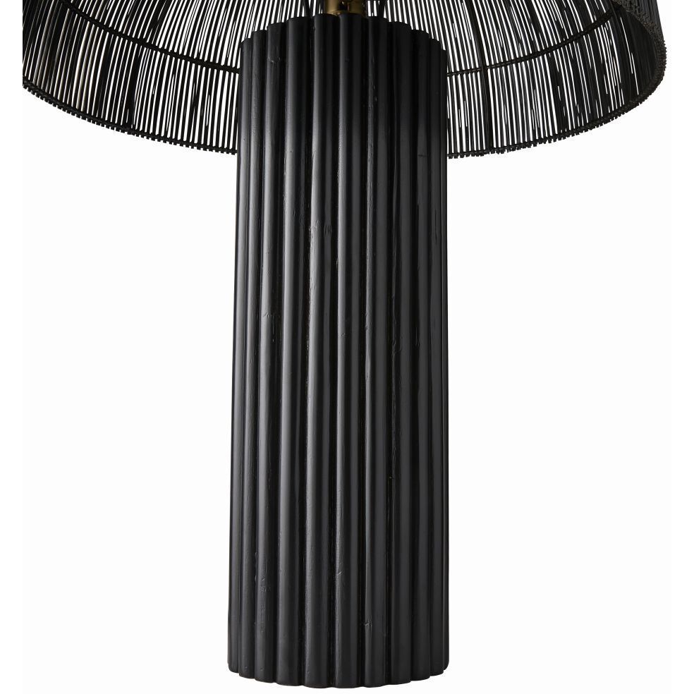 Como 60.00 watt Black Table Lamp Portable Light