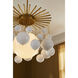 Mira 1 Light 24 inch Antique Brass Chandelier Ceiling Light