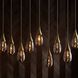Giselle 9 Light 51 inch Antique Brass Linear Multi-Port Chandelier Ceiling Light
