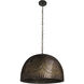 Micah 1 Light 24.5 inch Antique Bronze Pendant Ceiling Light