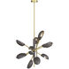 Bryce 12 Light 31.5 inch Antique Brass Chandelier Ceiling Light