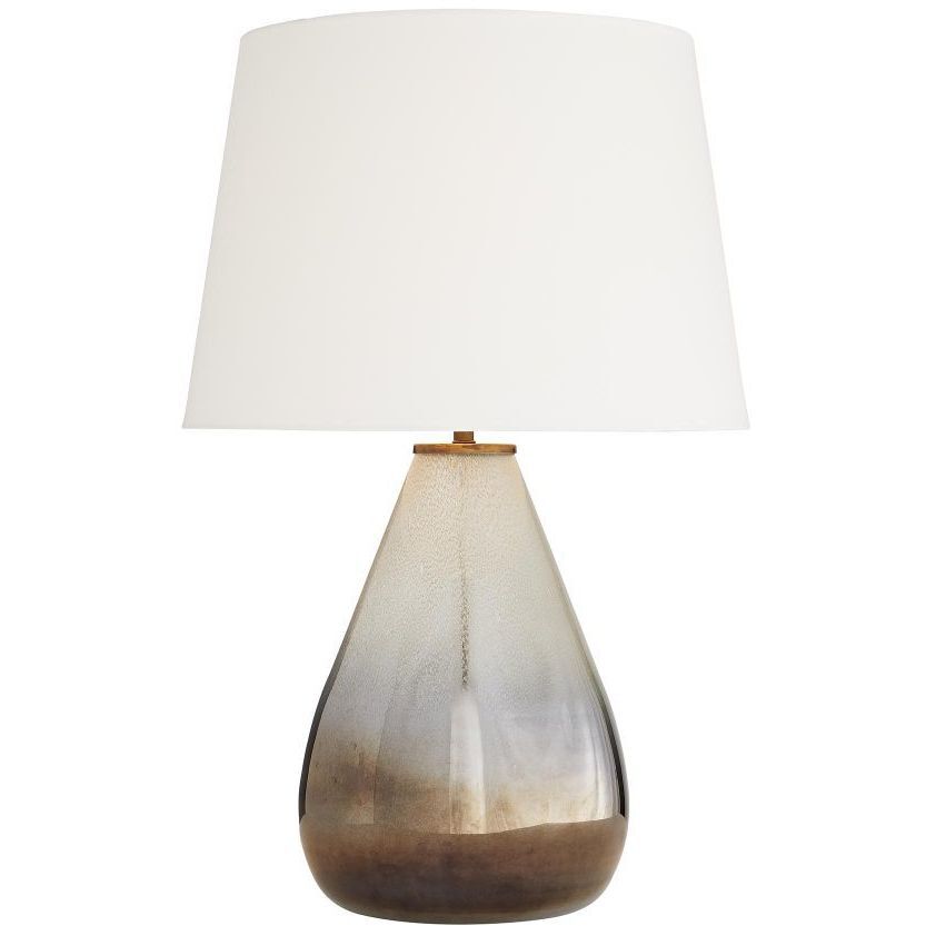 Tiber 30 inch Seedy & Smoke Luster Ombre Table Lamp Portable Light