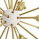 Eva 27.5 inch Antique Brass Chandelier Ceiling Light