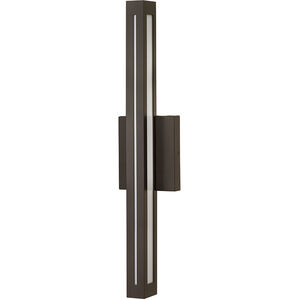 Vue LED 26 inch Bronze Outdoor Wall Mount Lantern, Large