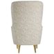 Kirby 46 inch Facet Cream Accent Chair
