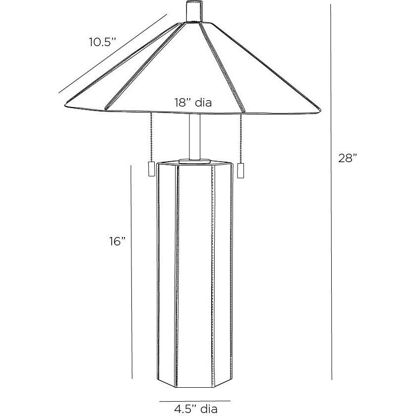 Cantrell 25.00 watt Graphite Table Lamp Portable Light