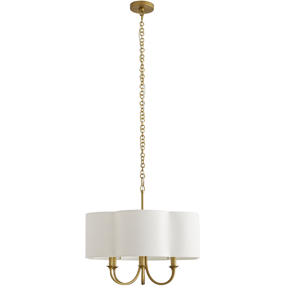Rittenhouse 6 Light 26 inch Antique Brass Chandelier Ceiling Light, Small