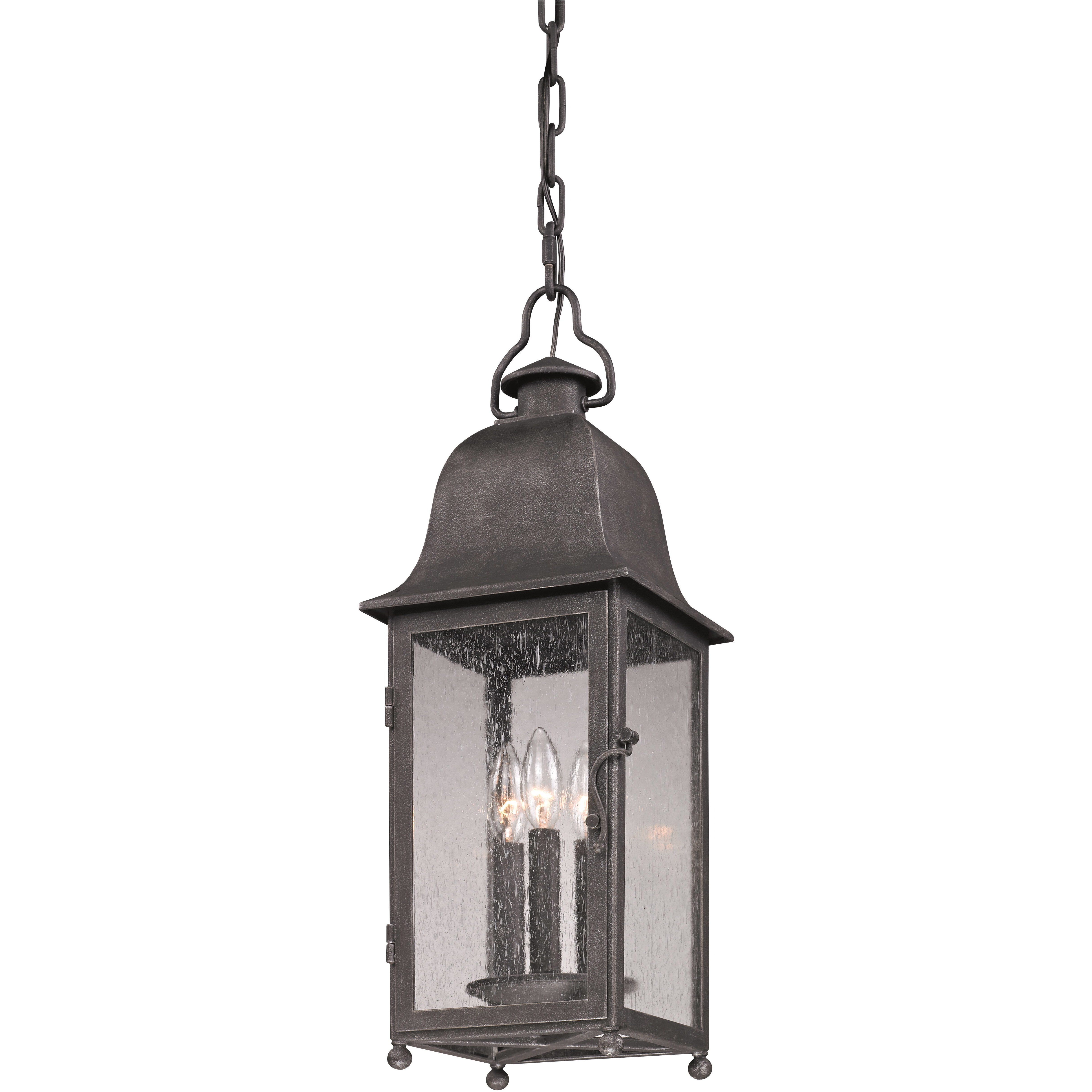 Larchmont 3 Light 8 inch Vintage Bronze Outdoor Pendant