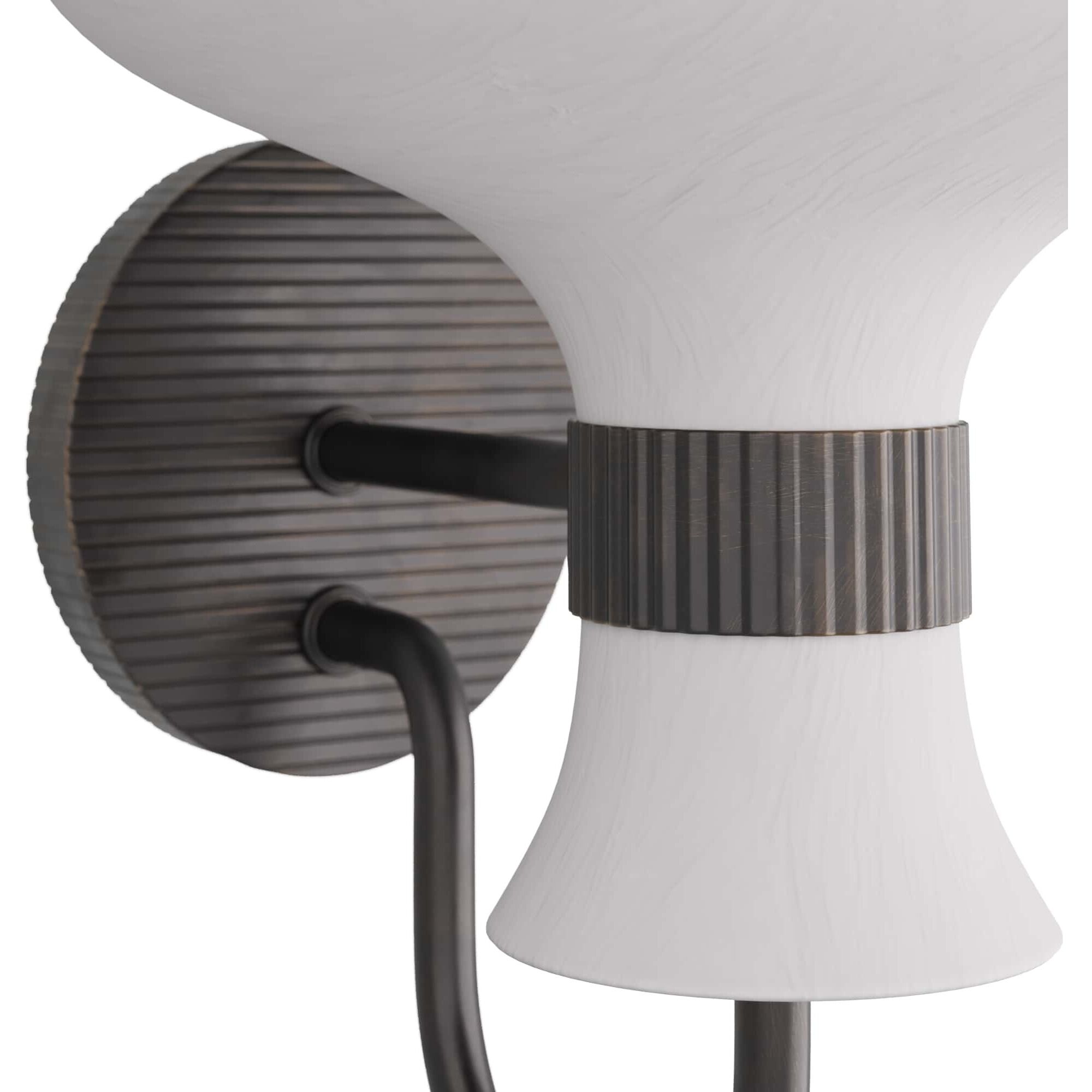 Westcliff 1 Light 9.5 inch White Gesso Sconce Wall Light