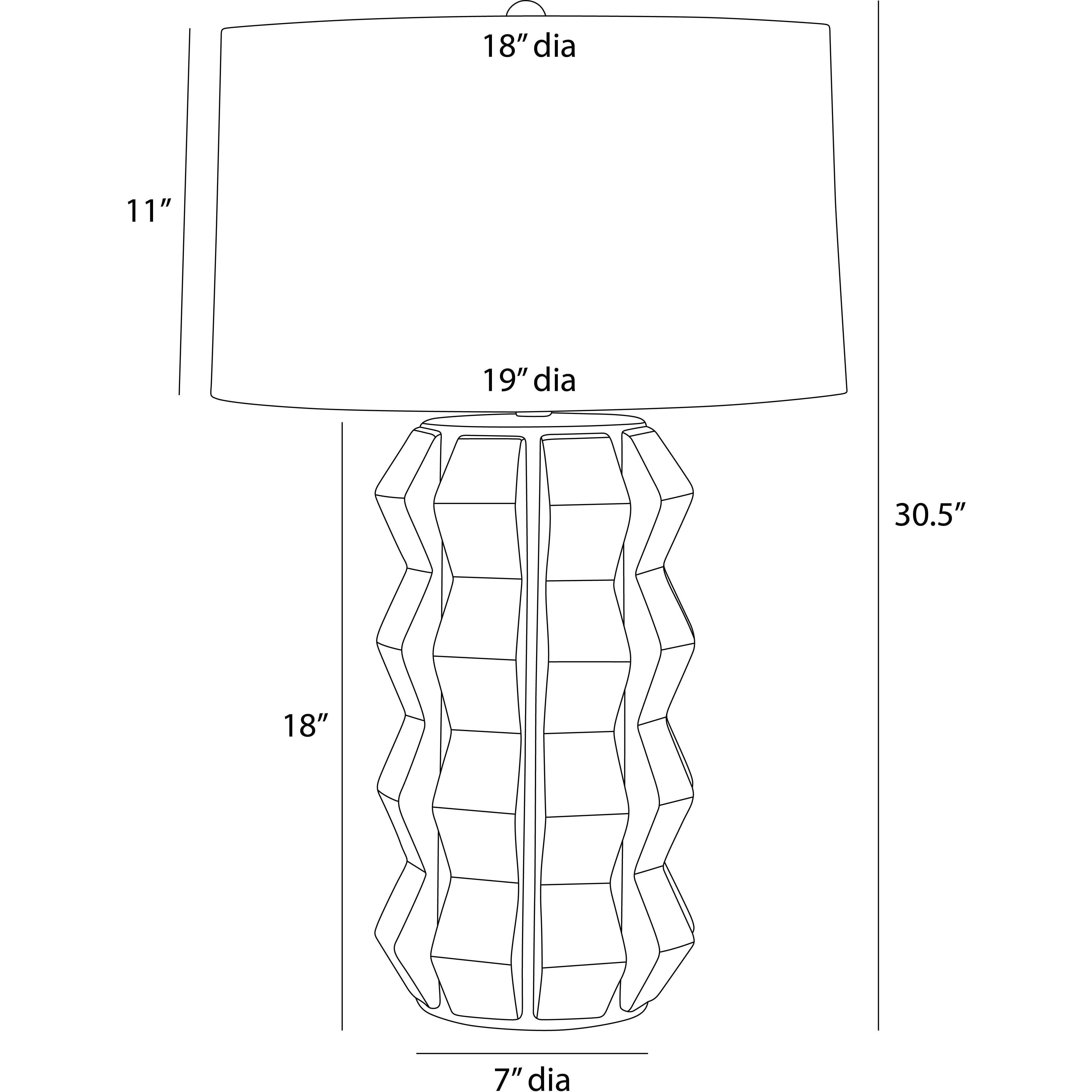 Journey 30.5 inch 150.00 watt Ocean Reactive and Antique Brass Table Lamp Portable Light